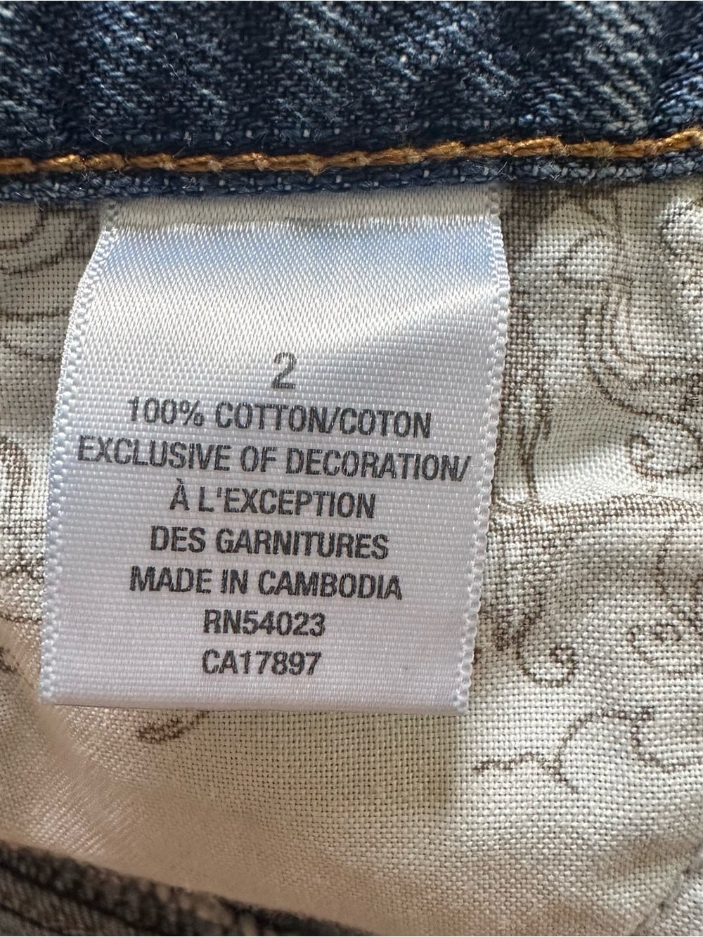 Old Navy Special Edition Blue Distressed Denim Mini Skirt Embroidered Size 2 - Picture 3 of 15